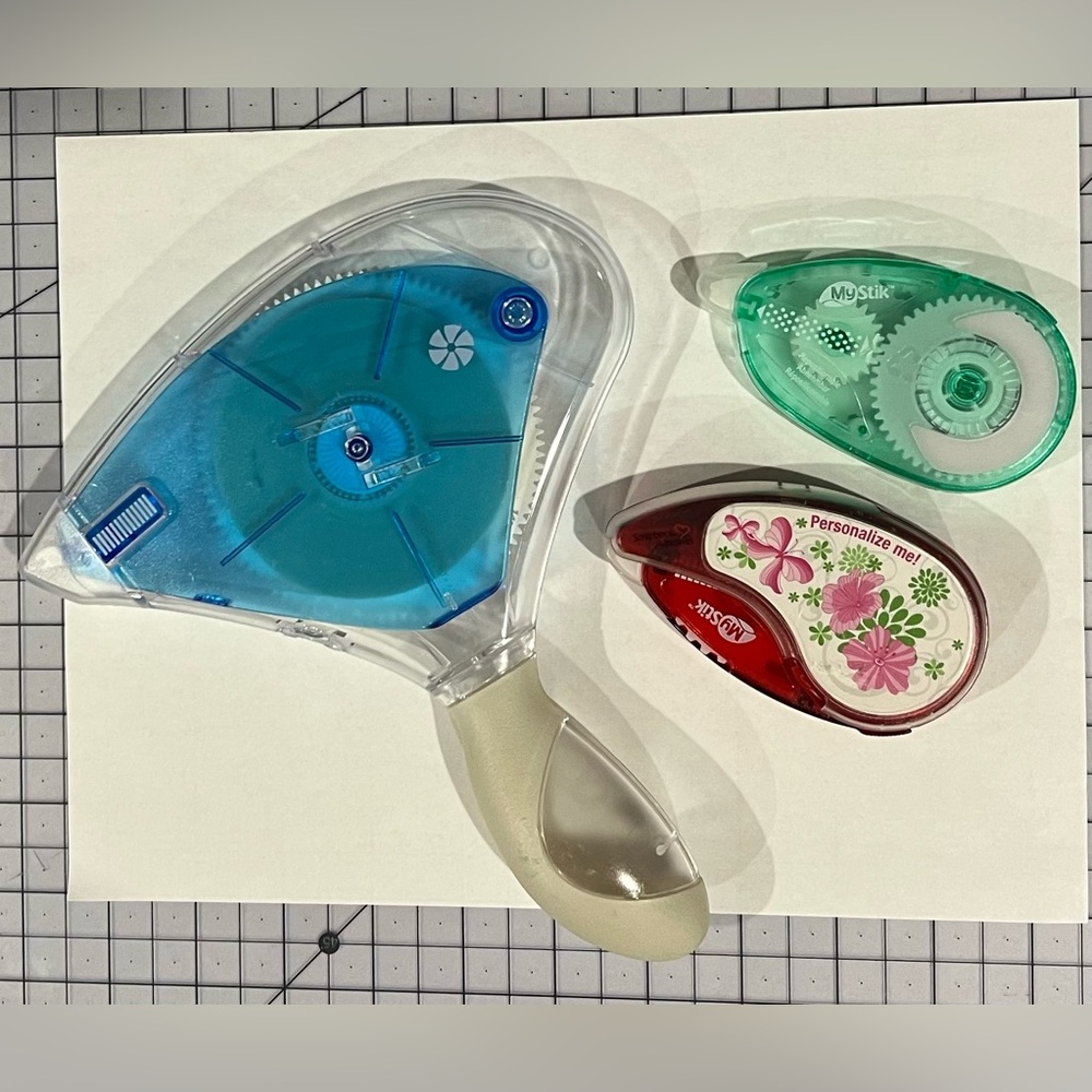 Creative Memories Jumbo Tape Runner Refill + Scrapbook Adhesives Grand Dispenser